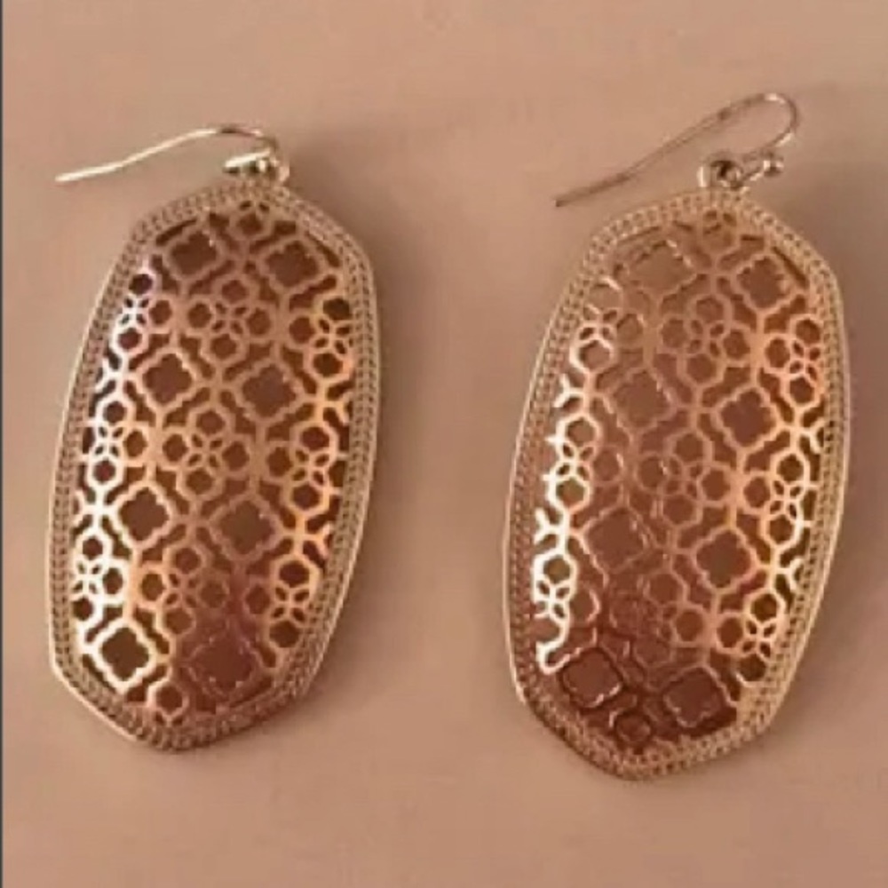 Kendra Scott Rose Gold and Gold Earrings